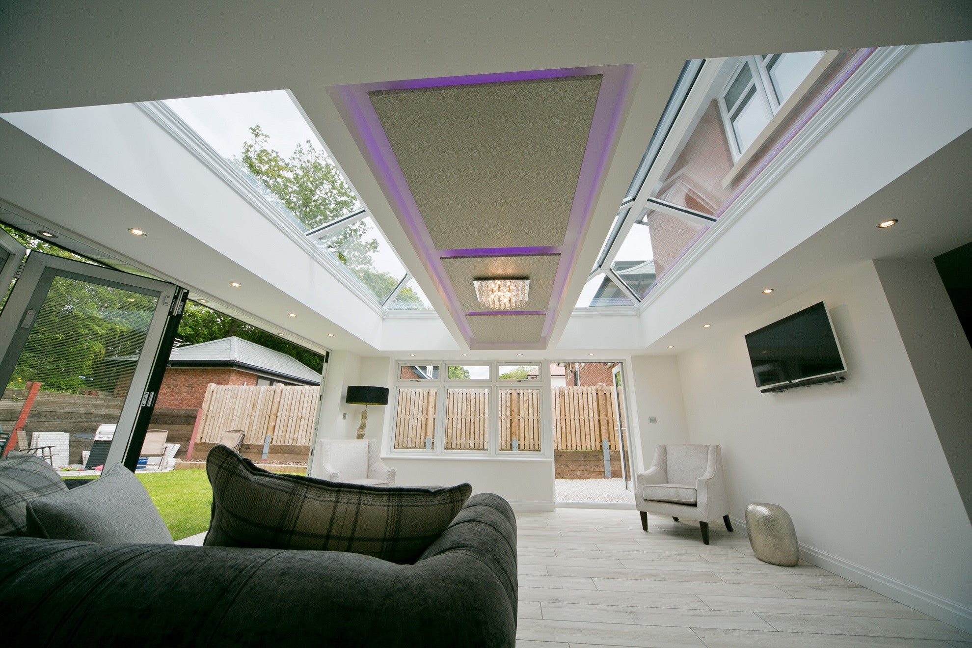 1500 X 4000 Aluminium Lantern Roof UltraSKY (UNGLAZED)