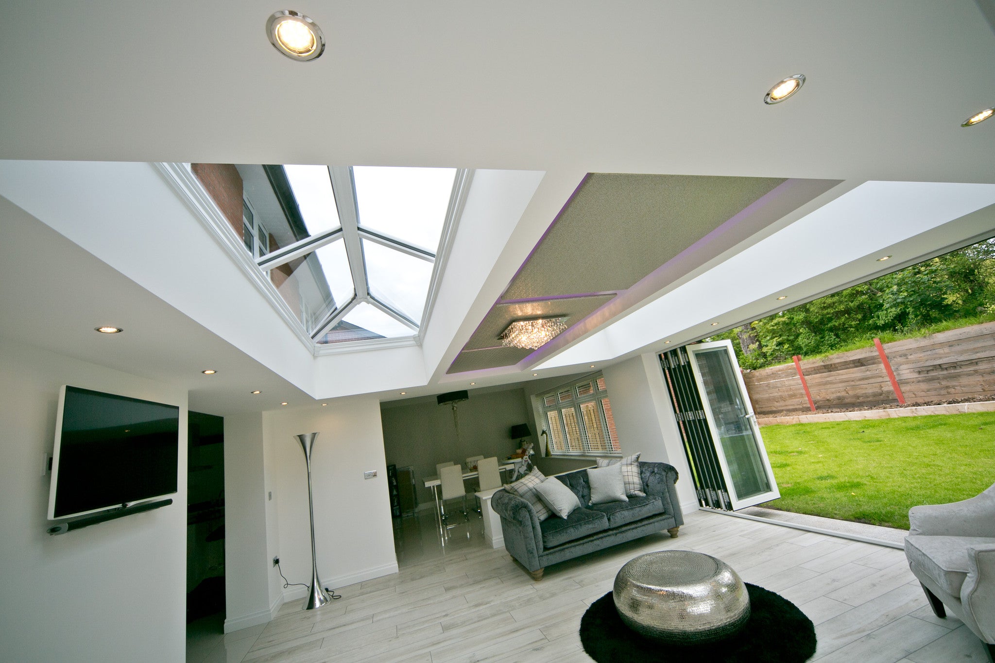 3000 x 1000  Aluminium Lantern Roof UltraSKY (UNGLAZED)