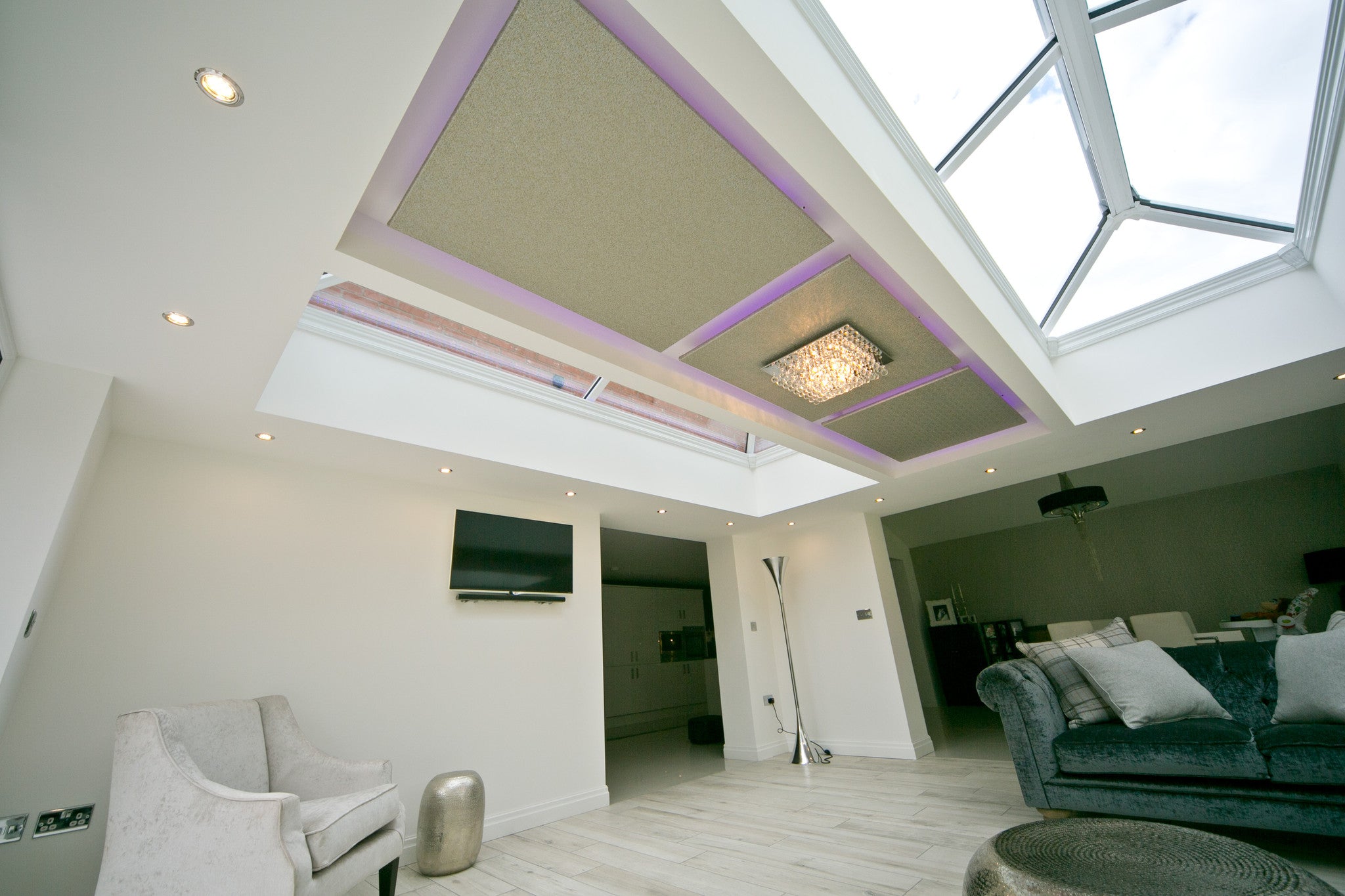 3500 x 1000  Aluminium Lantern Roof UltraSKY (UNGLAZED)