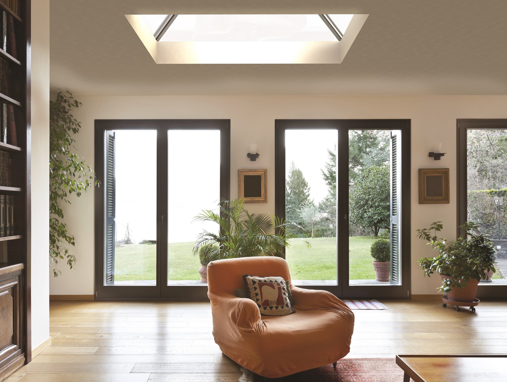 3500 x 1000  Aluminium Lantern Roof UltraSKY (UNGLAZED)